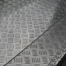 Лист нержавеющий рифленый г/к квинтет 12Х18Н12Т 2,5 мм